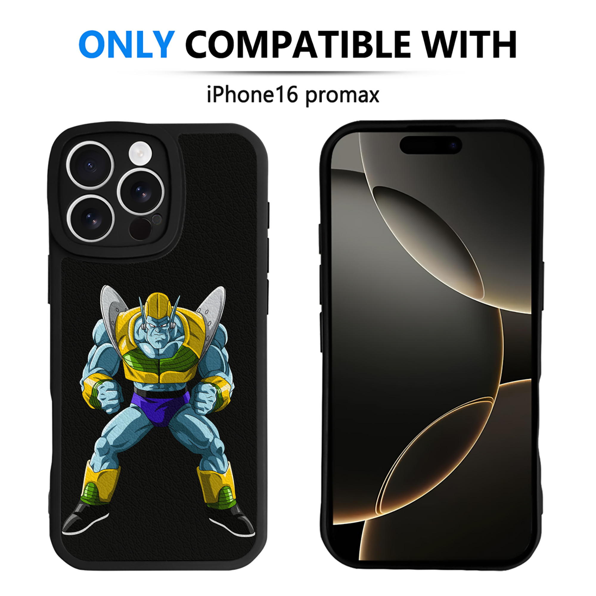（画像用） ドラゴンボール DRAGON BALL 【iPhone 16シリーズ対応】シリコンスマホケース（レザー調） 材質：シリコン